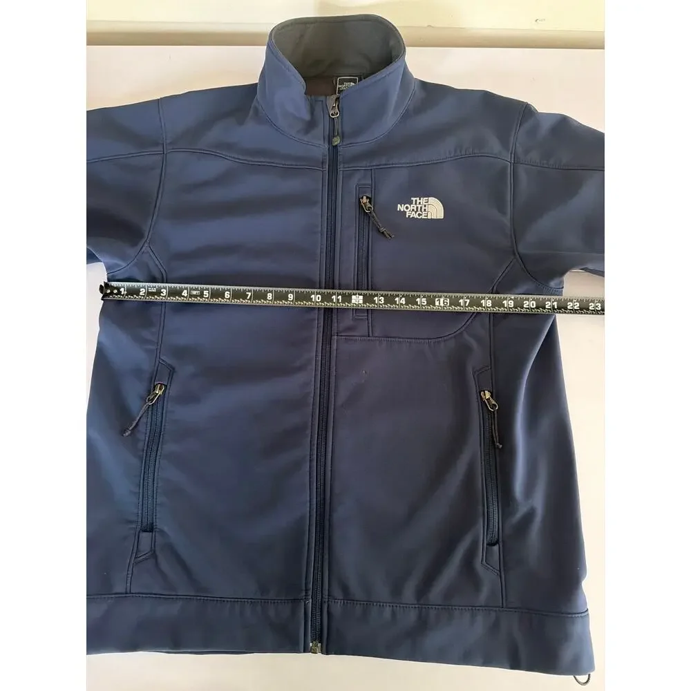 Vintage Y2K The North Face TNF Apex Bionic Softshell Jacket Mens M Navy Fleece